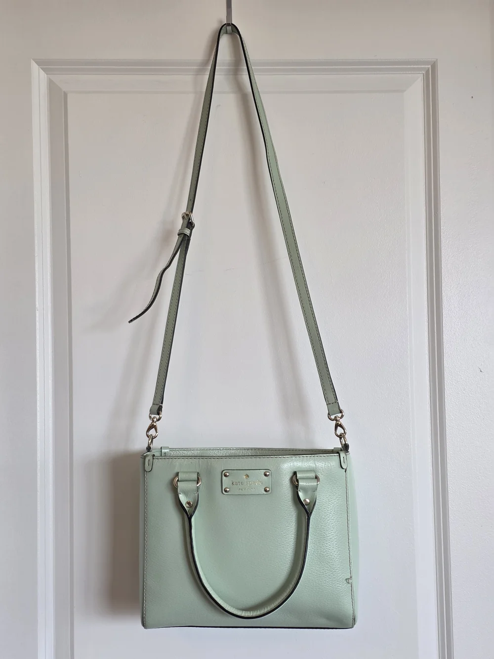 kate spade Mint Leather Satchel
